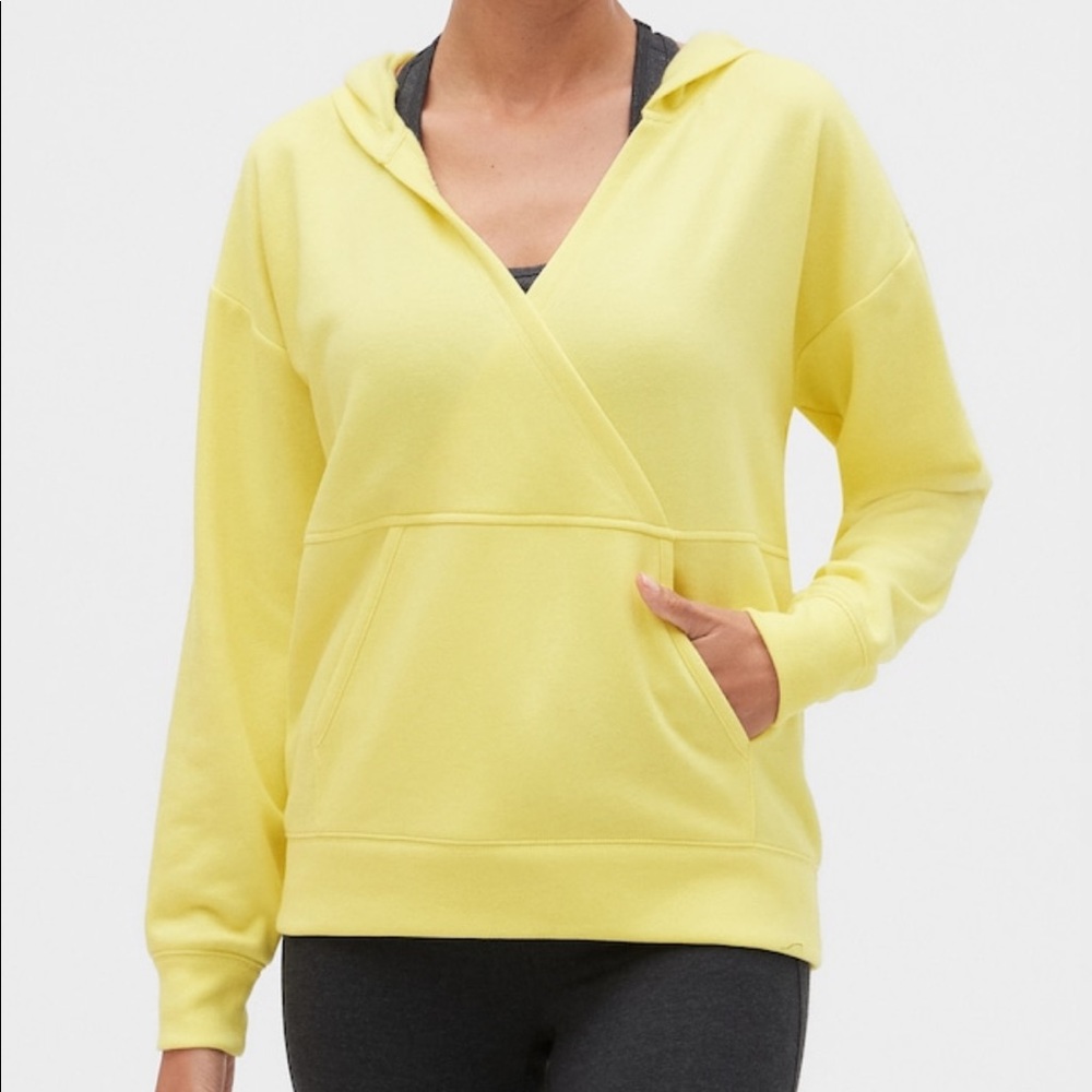 NWT GAP Factory Cross-Front Pullover Hoodie